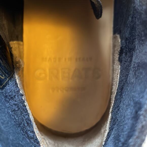Greats navy suede chukka boots main image 6